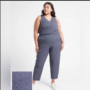 ATHLETA BROOKLYN TEXTURED JUMPSUIT